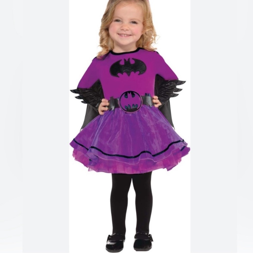 DC Comics Purple and Black Girls Batgirl Tutu Costume